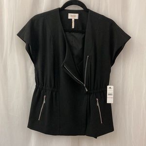 NWT Laundry by Shelli Segal black asymmetrical suit jacket separate - size 6